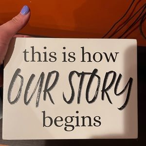 Engagement/ wedding wood signs